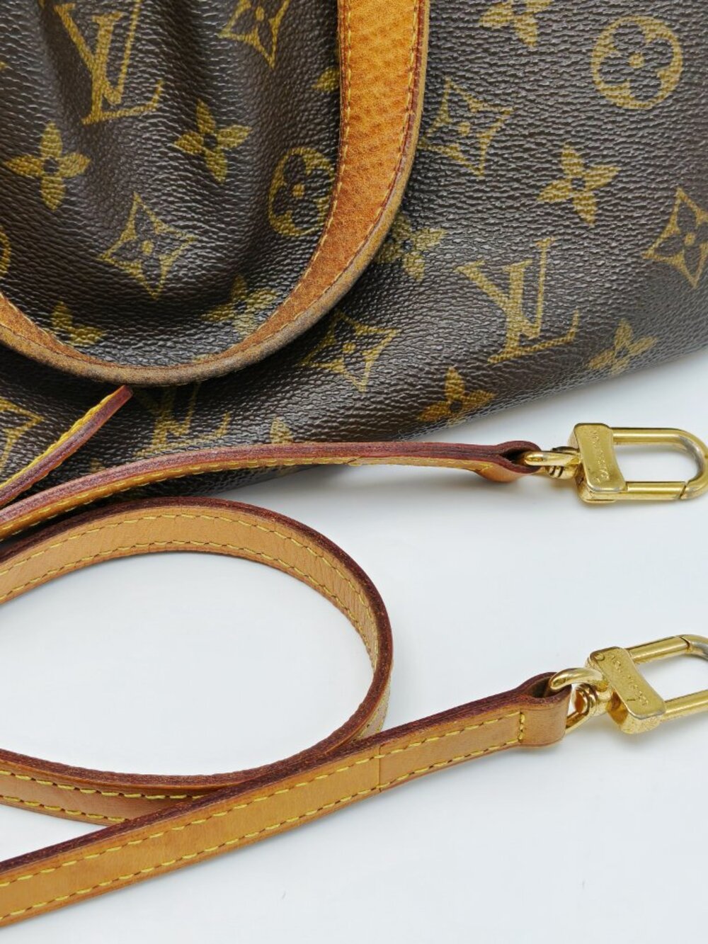 Louis Vuitton Monogram Palermo PM Shoulder Bag Tote Crossbody w Strap - Picture 15 of 16
